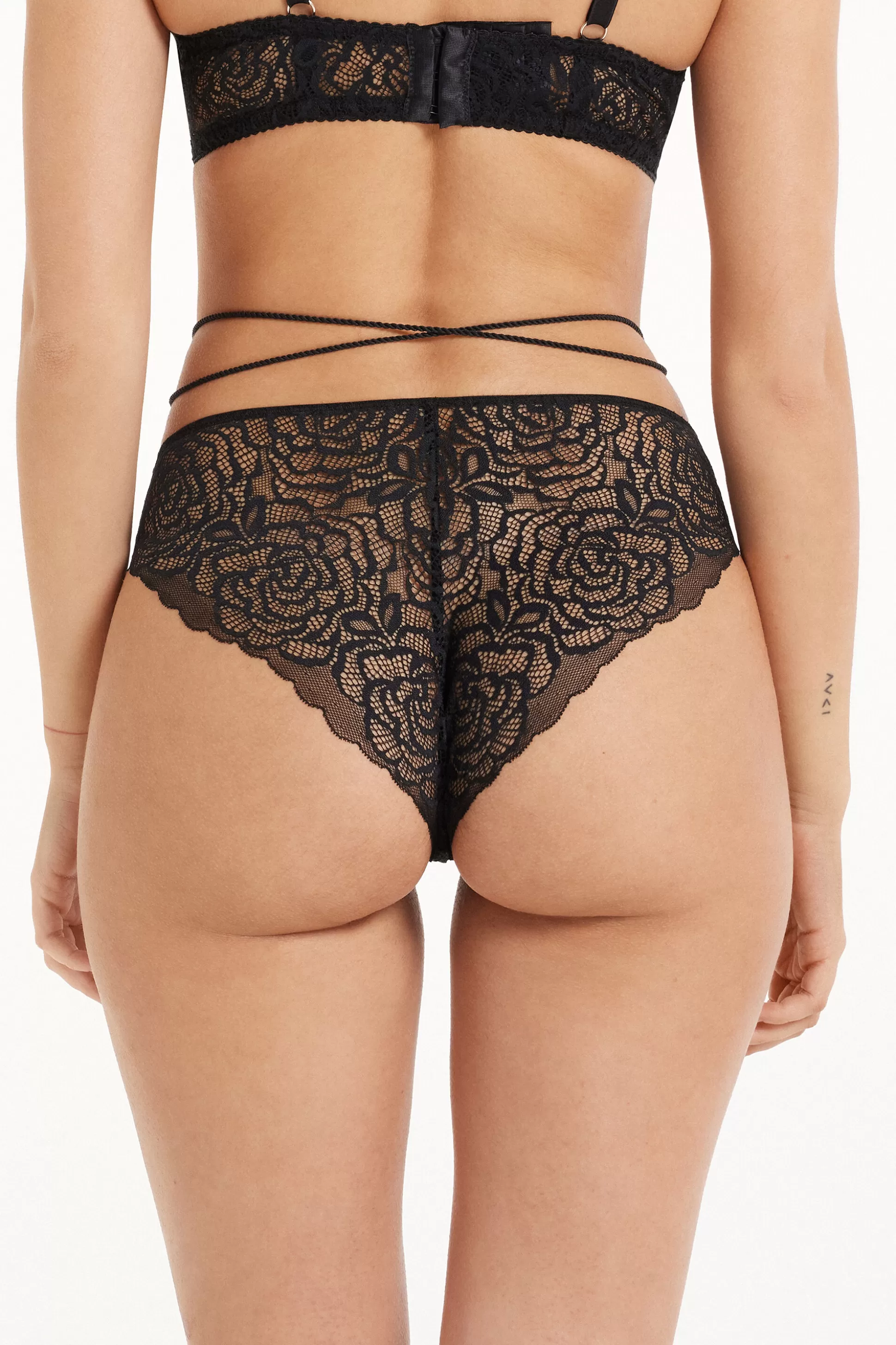 Tezenis After Midnight Lace Panties - Classic - Women | black Cheap