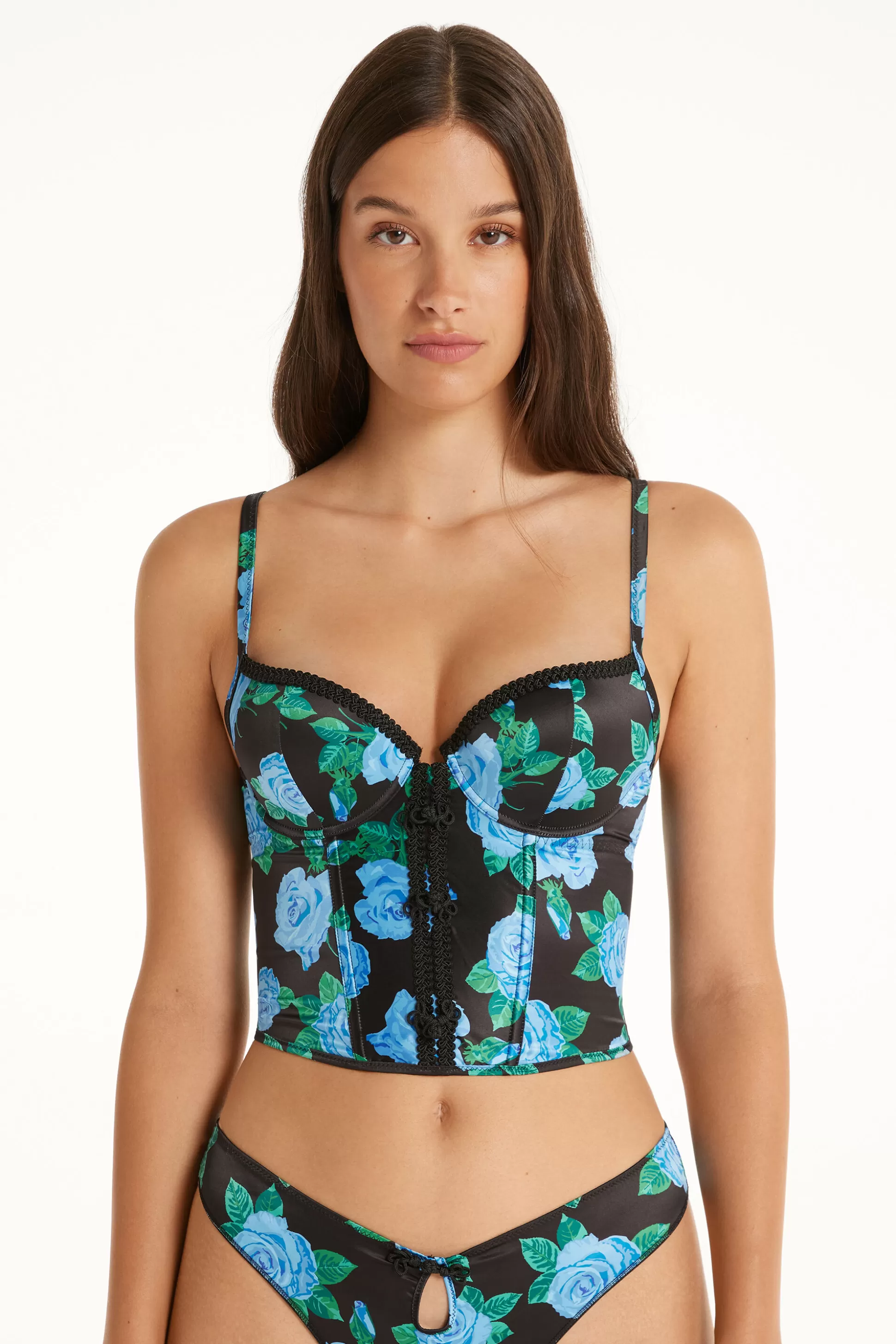 Tezenis Asian Garden Padded Bra Top - Bralette - Women | black Cheap