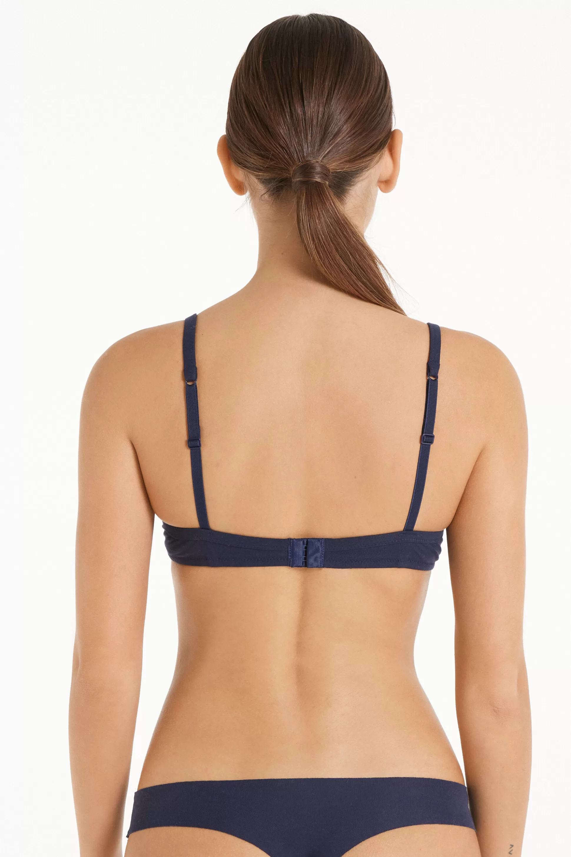 Tezenis Athens Push-Up Bra In Cotton - Push-up - Women | blue Hot