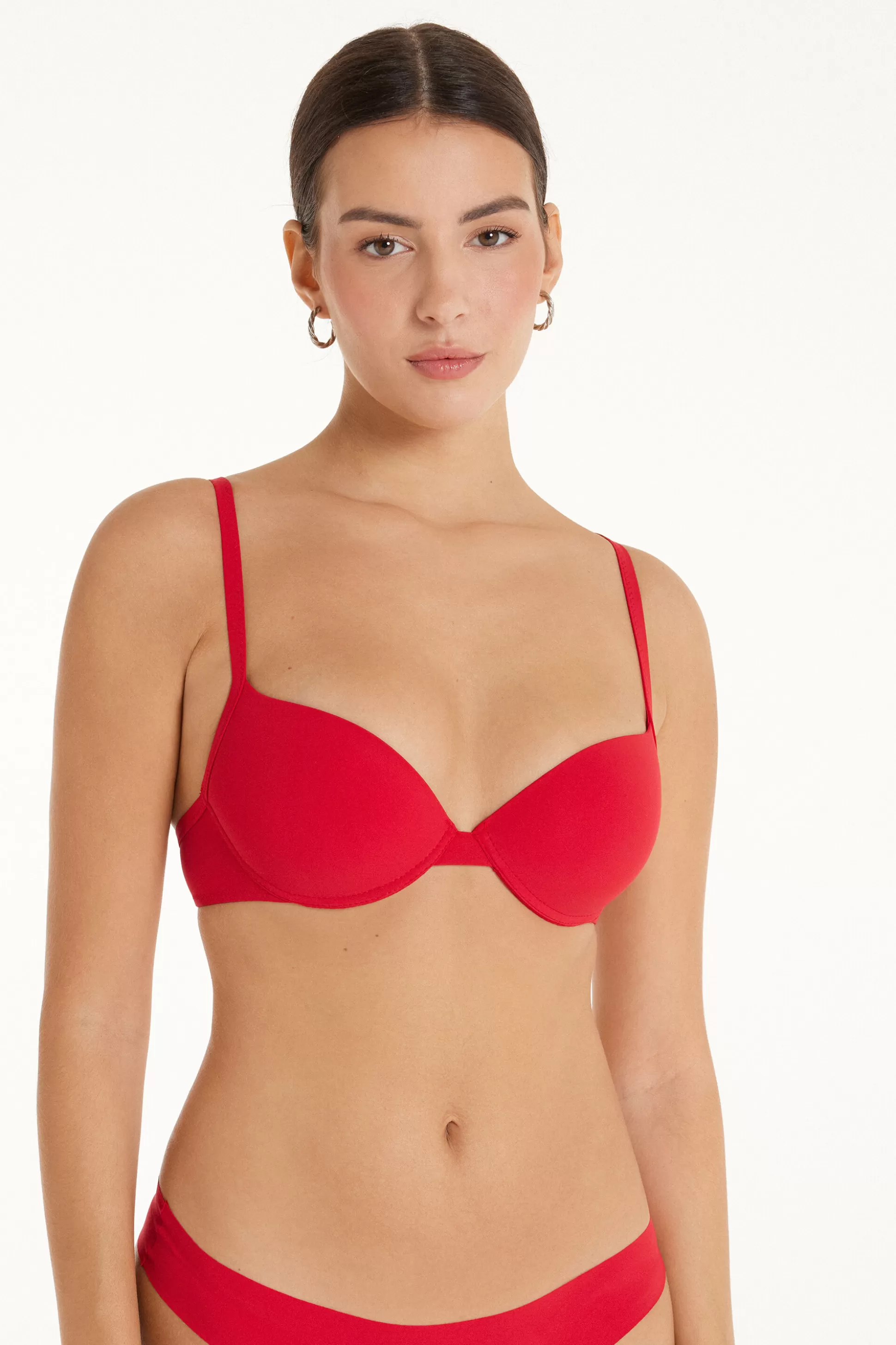 Tezenis Athens Push-up Bra In Microfiber - Push-up - Women | red Online