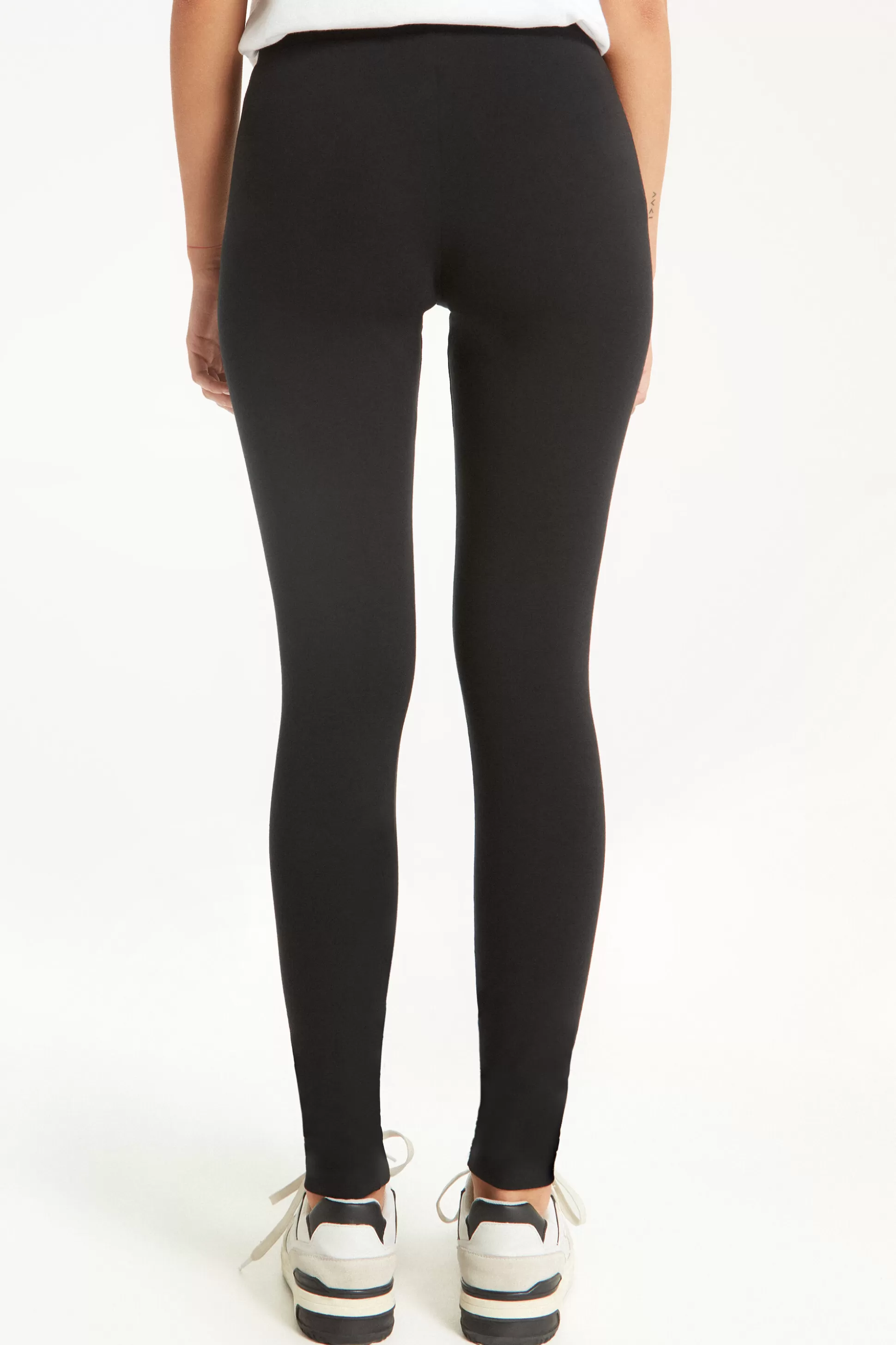 Tezenis Basic Cotton Leggings - Leggings - Women | black Store