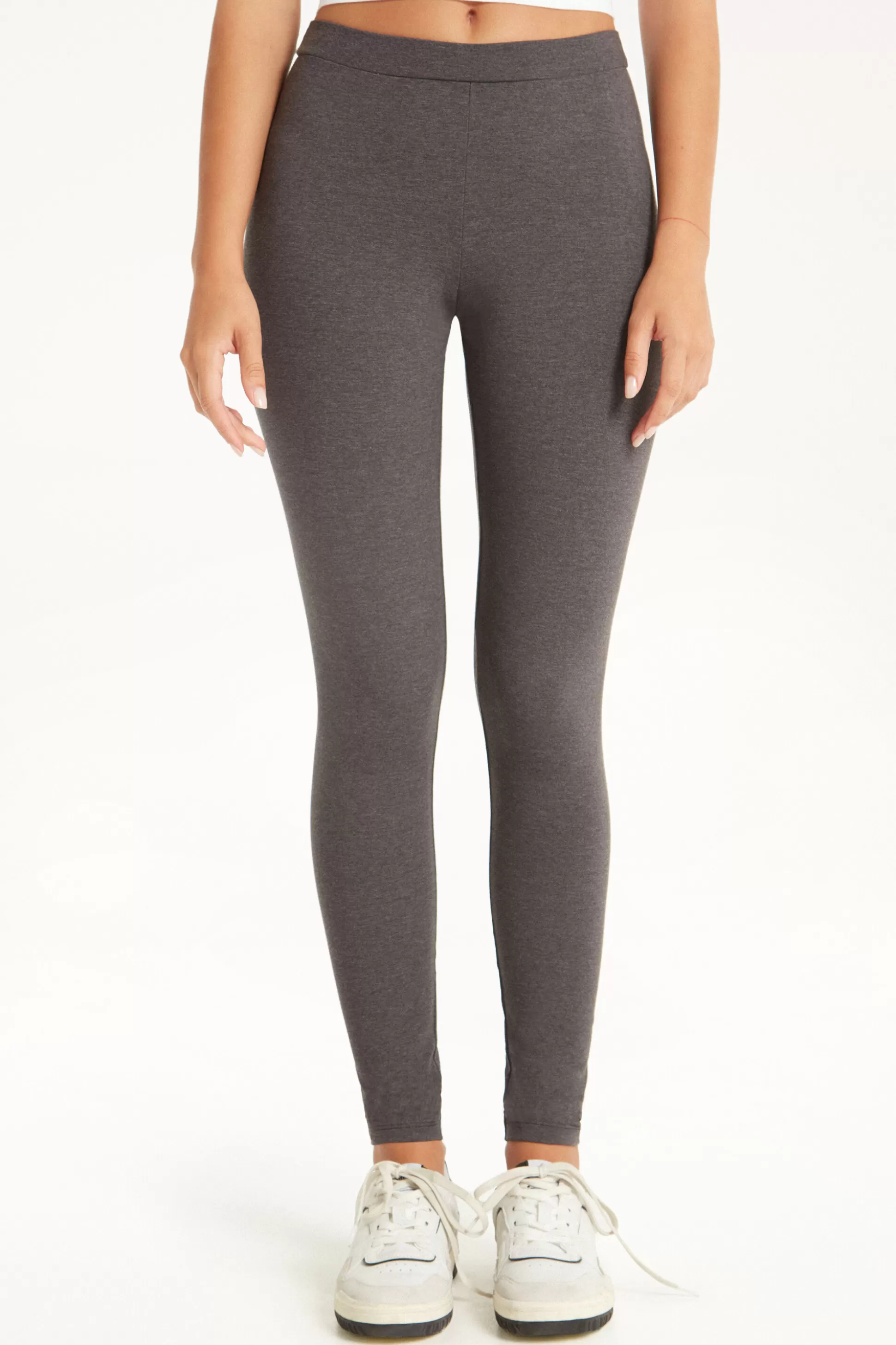 Tezenis Basic Cotton Leggings - Leggings - Women | grey Best