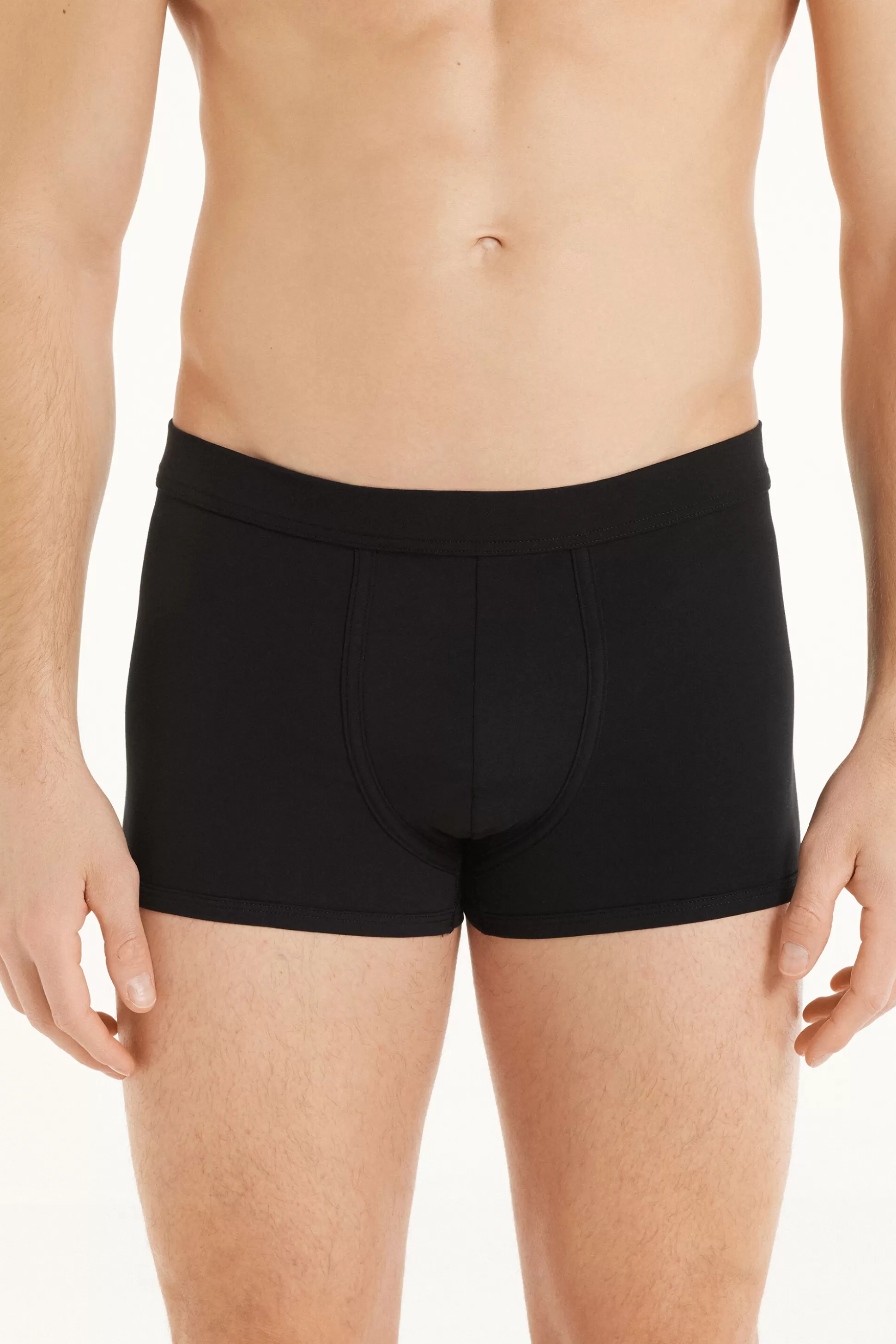 Tezenis Boxers In The Lightest Extrafine Cotton - Boxers - Men | black Best Sale