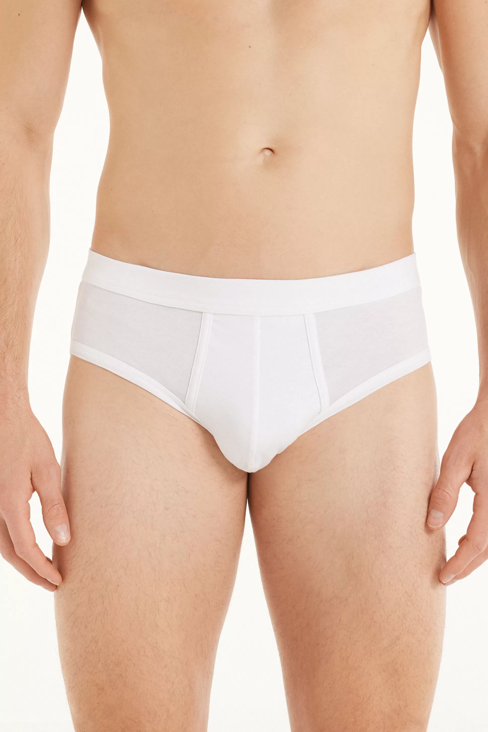 Tezenis Briefs In The Lightest Extrafine Cotton - Briefs - Men | white Online