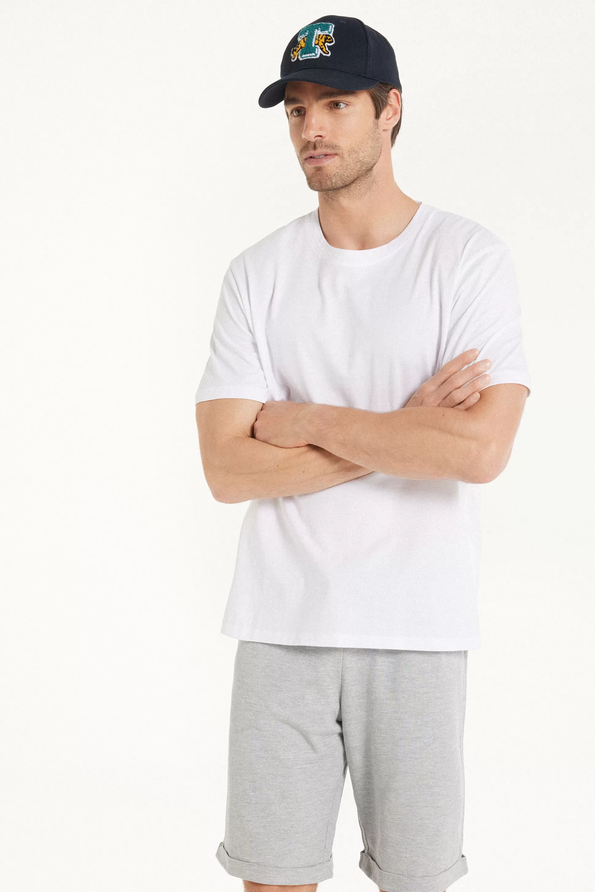 Tezenis Cap With Visor And Patch - Swimwear Accessories - Men | black New