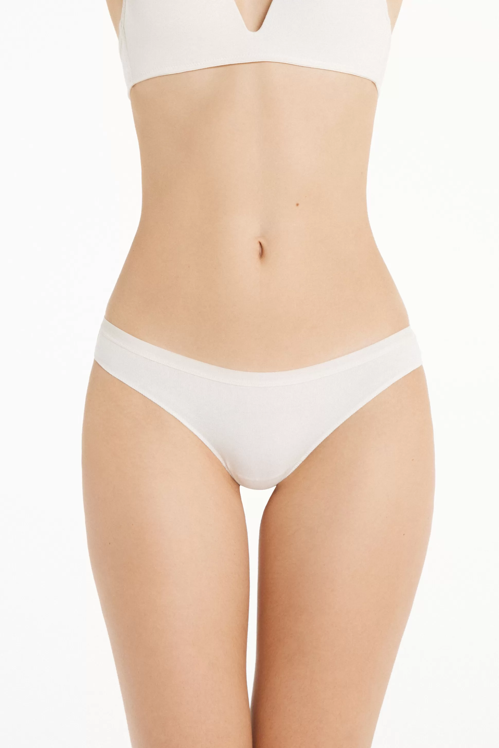 Tezenis Cotton Cheeky Briefs - Cheeky Briefs - Women | white (avorio) Shop