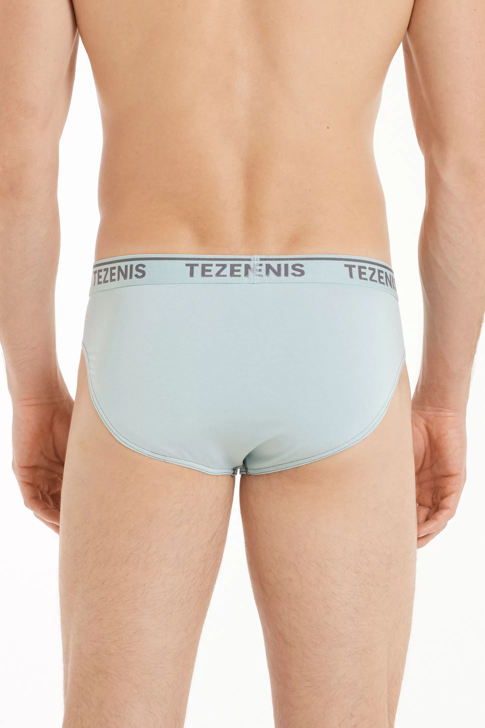 Tezenis Cotton Logo Briefs With Contrasting Trim - Briefs - Men | green Shop