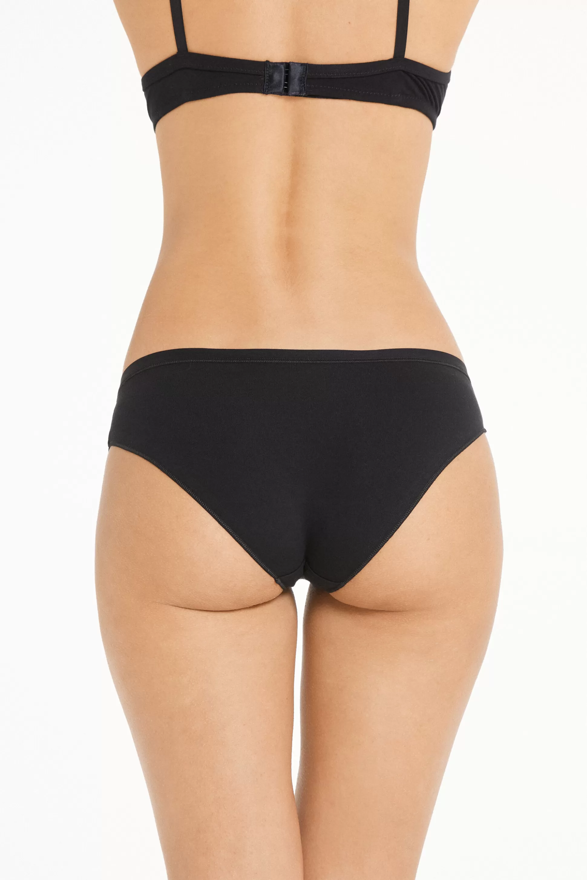 Tezenis Cotton Panties - Classic - Women | black Cheap