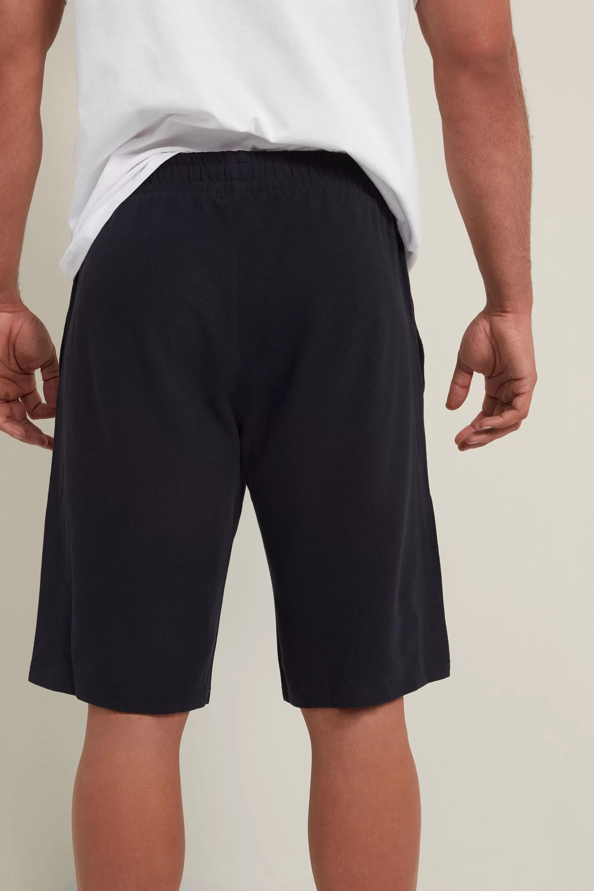 Tezenis Cotton Pique Shorts - Shorts - Men | blue Clearance