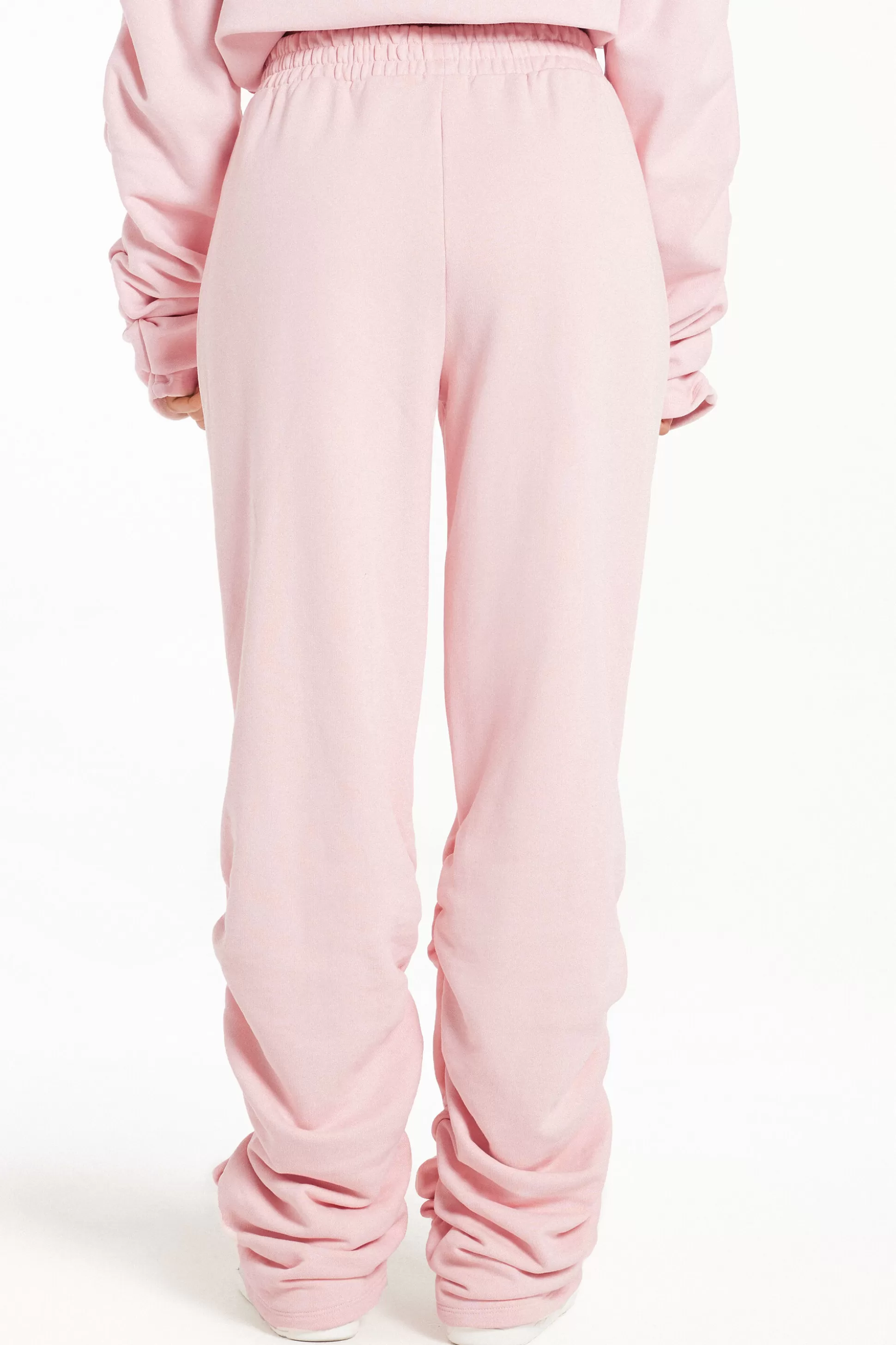 Tezenis Extra Long Sweatpants With Ruching - Pants - Women | pale pink Fashion