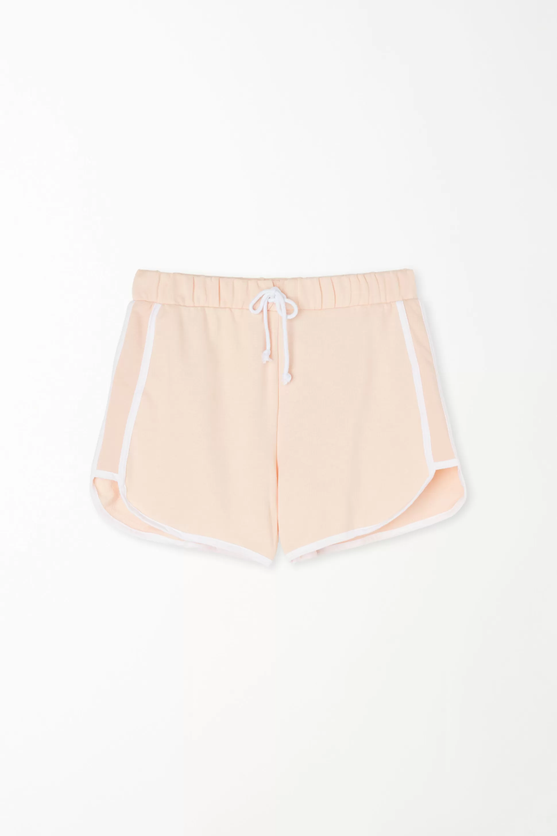 Tezenis Fleece Piping Shorts - Shorts - Women | pale pink Store