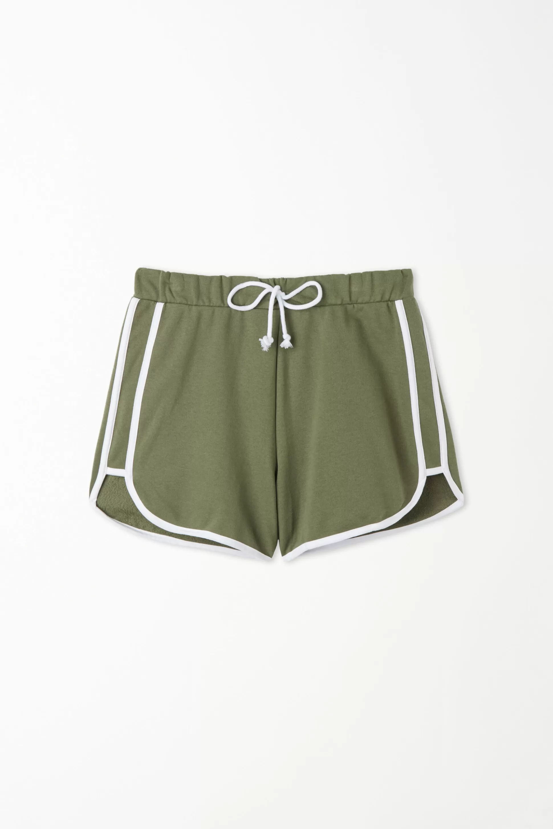 Tezenis Fleece Piping Shorts - Shorts - Women | green Cheap