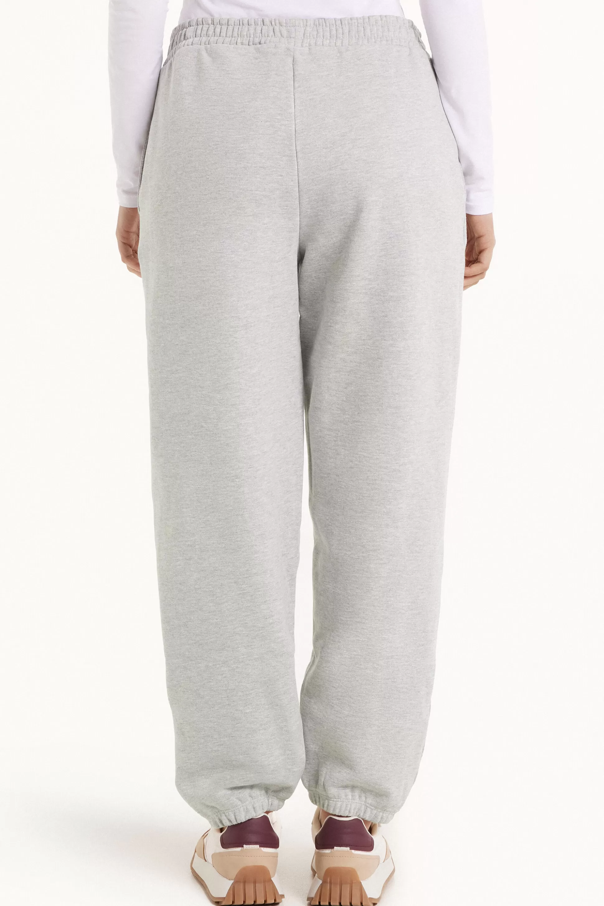 Tezenis Heavy Fleece Joggers With Pockets - Tracksuits - Women | grey Sale