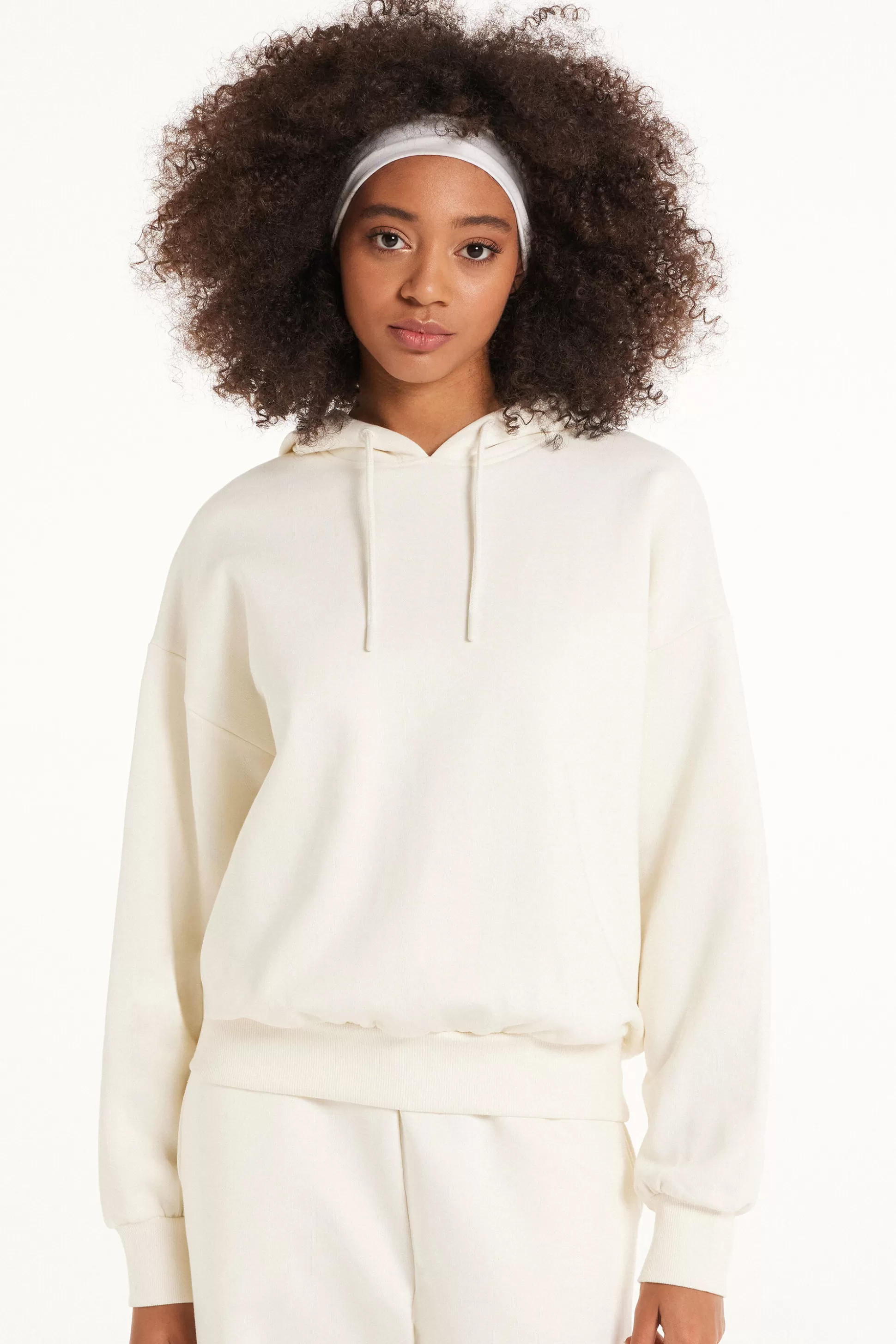 Tezenis Heavy Long-Sleeved Hoodie - Tracksuits - Women | nude Cheap