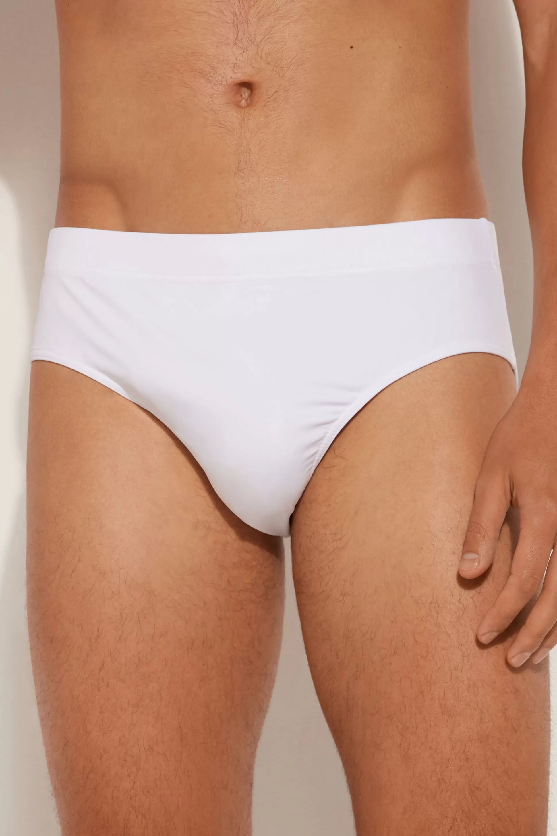 Tezenis Microfiber Bikini Bottoms - Swim Briefs - Men | white Flash Sale