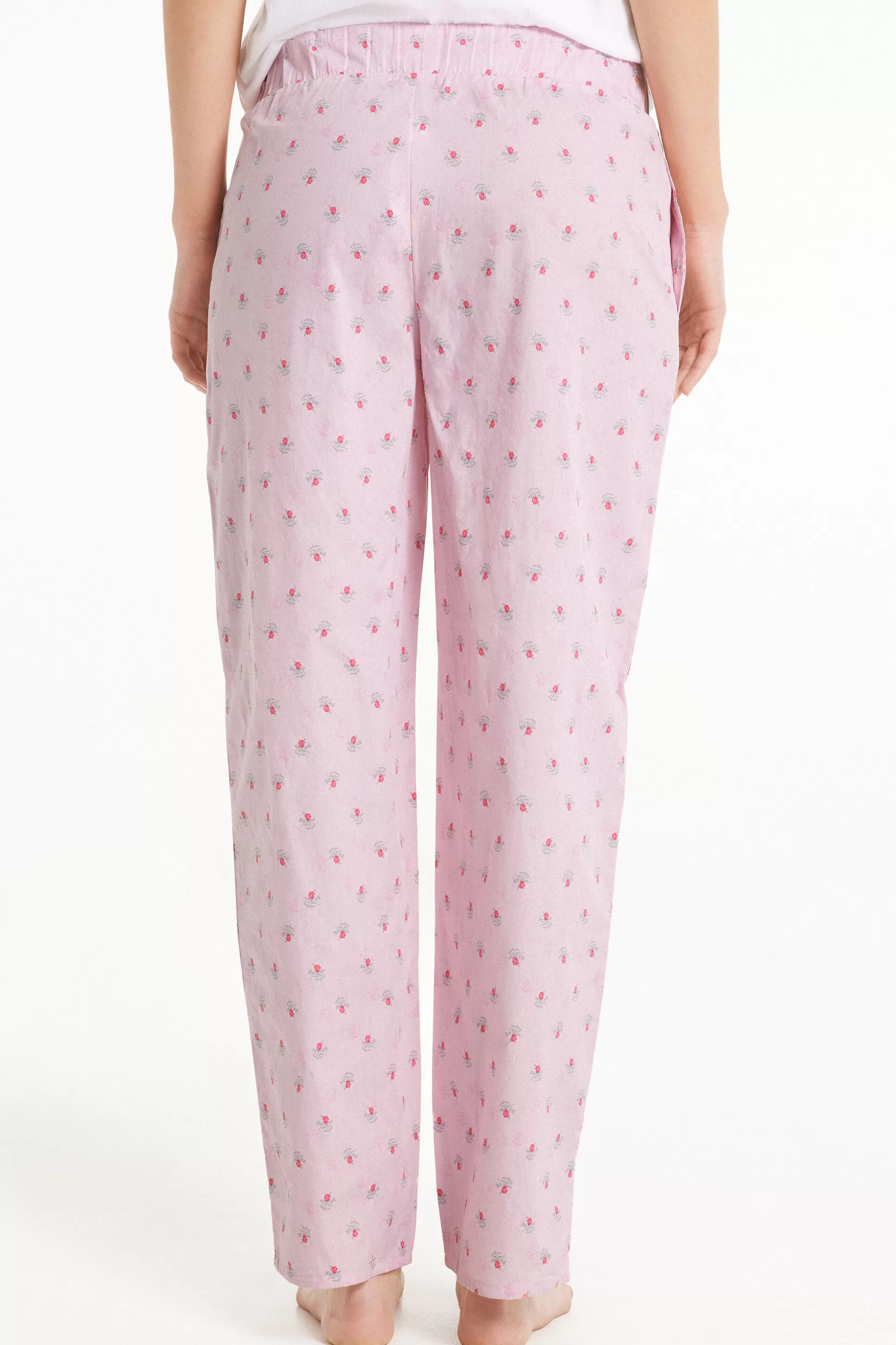 Tezenis ed Cotton Canvas Pants - Pajama Sets - Women | print Discount