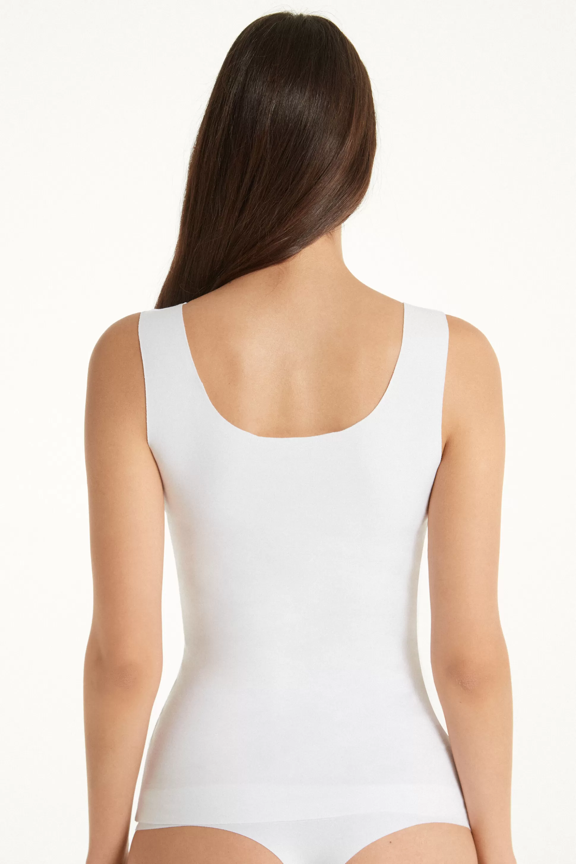 Tezenis Raw-Cut Cotton Camisole - Tank Tops - Women | white Best