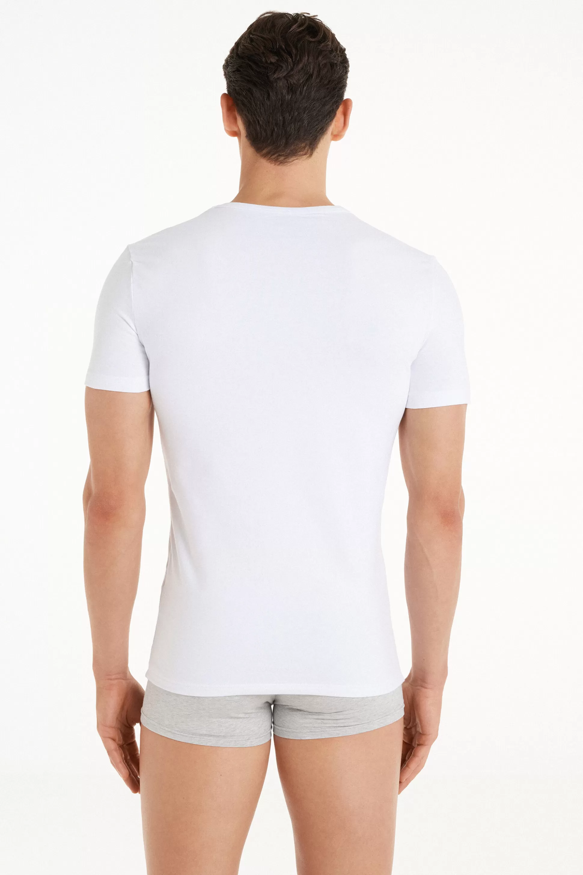 Tezenis Thermal Cotton Shirt - T-Shirts - Men | white Clearance