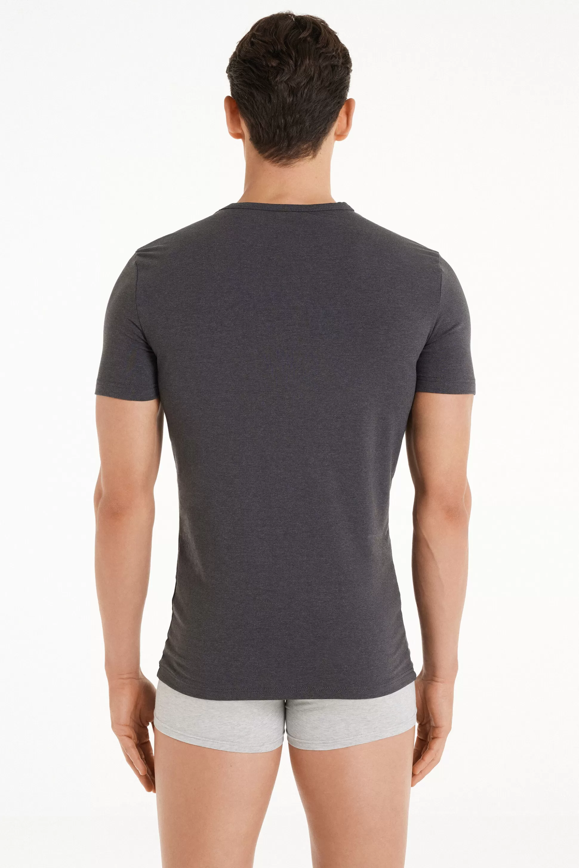 Tezenis Thermal Cotton Shirt - T-Shirts - Men | grey Sale