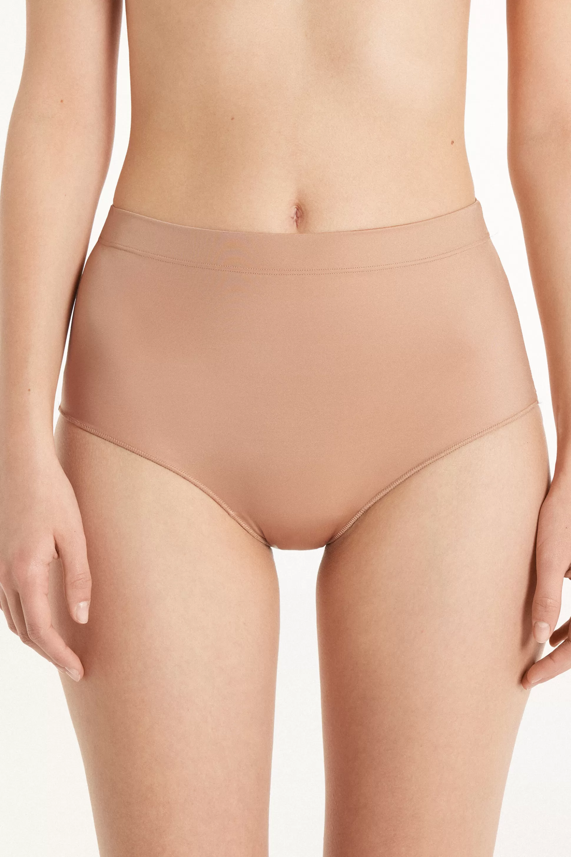 Tezenis Ultralight High-Waisted Shaping Panties - Classic - Women | nude Store