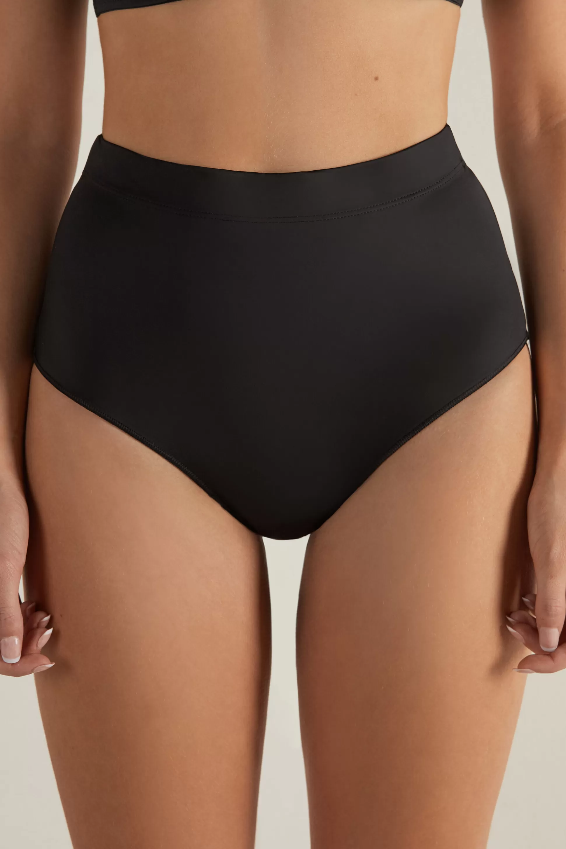 Tezenis Ultralight High-Waisted Shaping Panties - Classic - Women | black Store